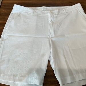 White Golf Shorts